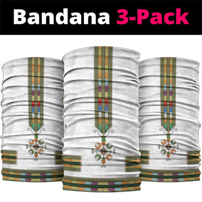 Ethiopia Neck Gaiter Ethiopian Traditional Habesha Style LT15