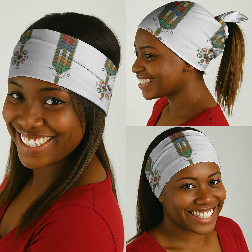 Ethiopia Neck Gaiter Ethiopian Traditional Habesha Style LT15