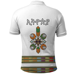 Ethiopia Polo Shirt Ethiopian Traditional Habesha Style