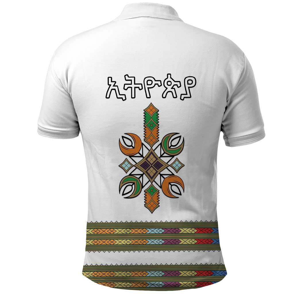 Ethiopia Polo Shirt Ethiopian Traditional Habesha Style