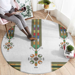 Ethiopia Round Carpet Ethiopian Traditional Habesha Style