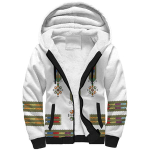 Ethiopia Sherpa Hoodie Ethiopian Traditional Habesha Style