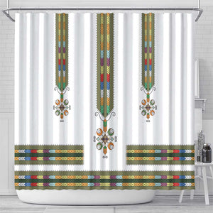Ethiopia Shower Curtain Ethiopian Traditional Habesha Style