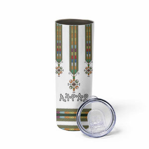 Ethiopia Skinny Tumbler Ethiopian Traditional Habesha Style