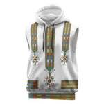 Ethiopia Sleeveless Hoodie Ethiopian Traditional Habesha Style - African Pride