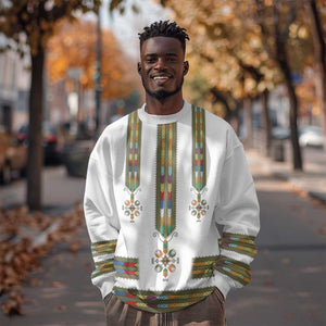 Ethiopia Sweatshirt Ethiopian Traditional Habesha Style