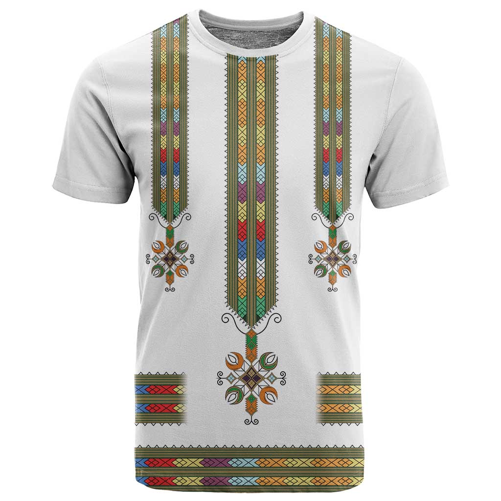 Ethiopia T shirt Ethiopian Traditional Habesha Style
