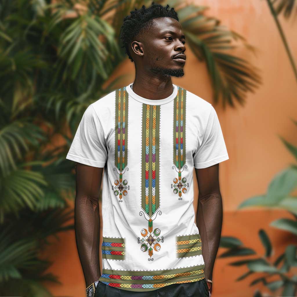 Ethiopia T shirt Ethiopian Traditional Habesha Style
