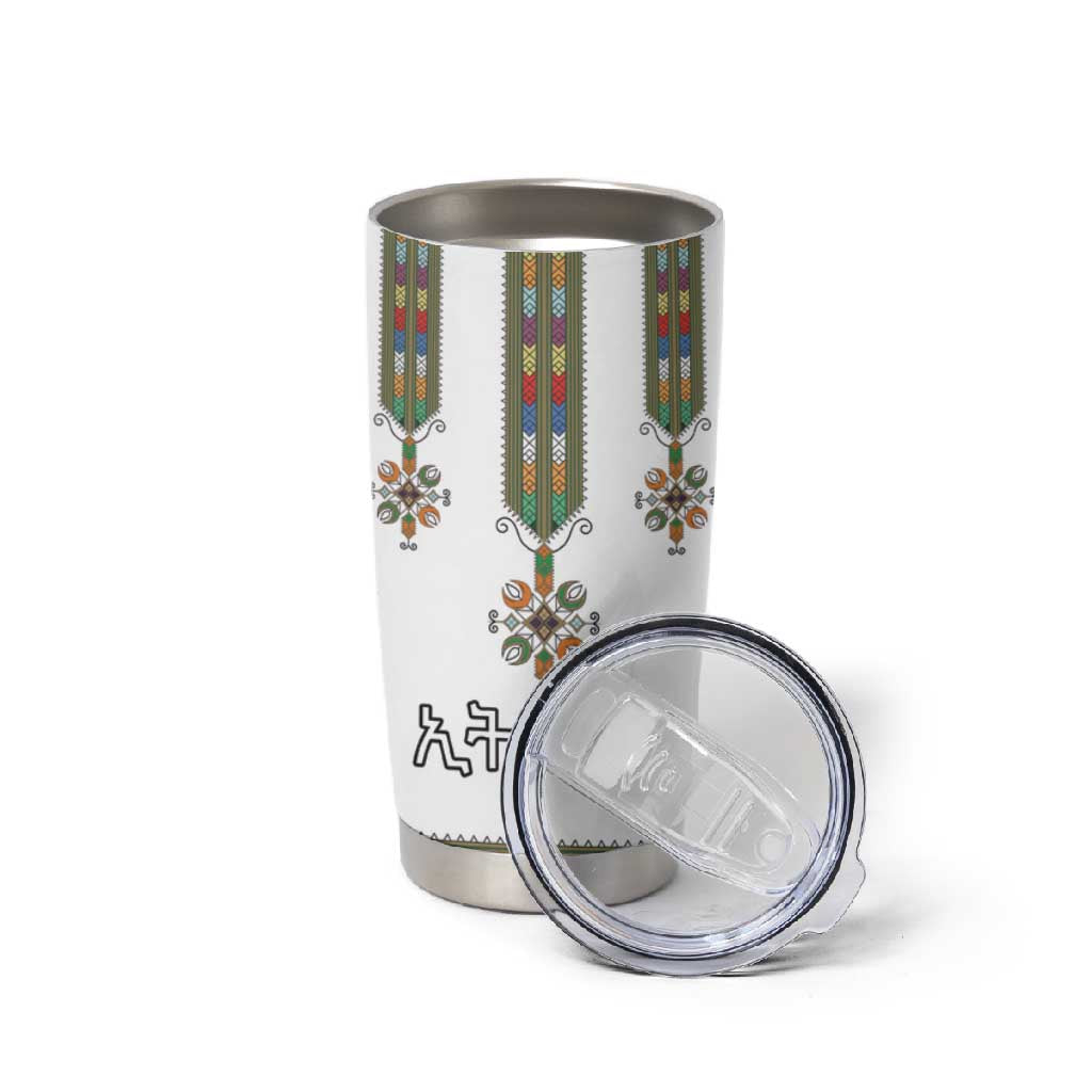 Ethiopia Tumbler Cup Ethiopian Traditional Habesha Style