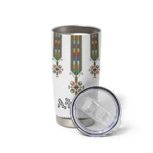 Ethiopia Tumbler Cup Ethiopian Traditional Habesha Style