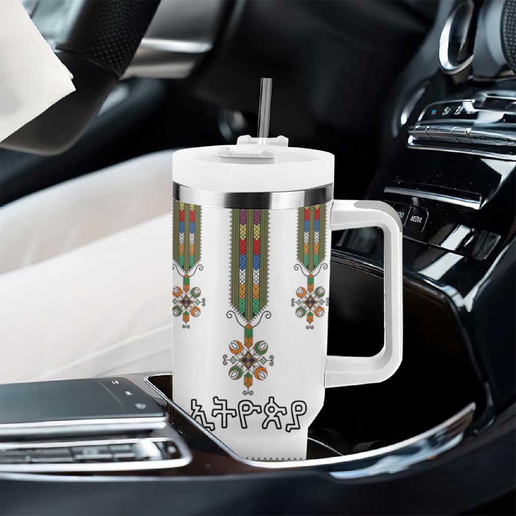 Ethiopia Tumbler With Handle Ethiopian Traditional Habesha Style