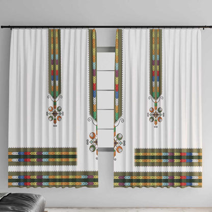 Ethiopia Window Curtain Ethiopian Traditional Habesha Style