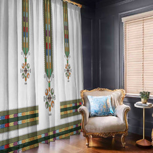Ethiopia Window Curtain Ethiopian Traditional Habesha Style