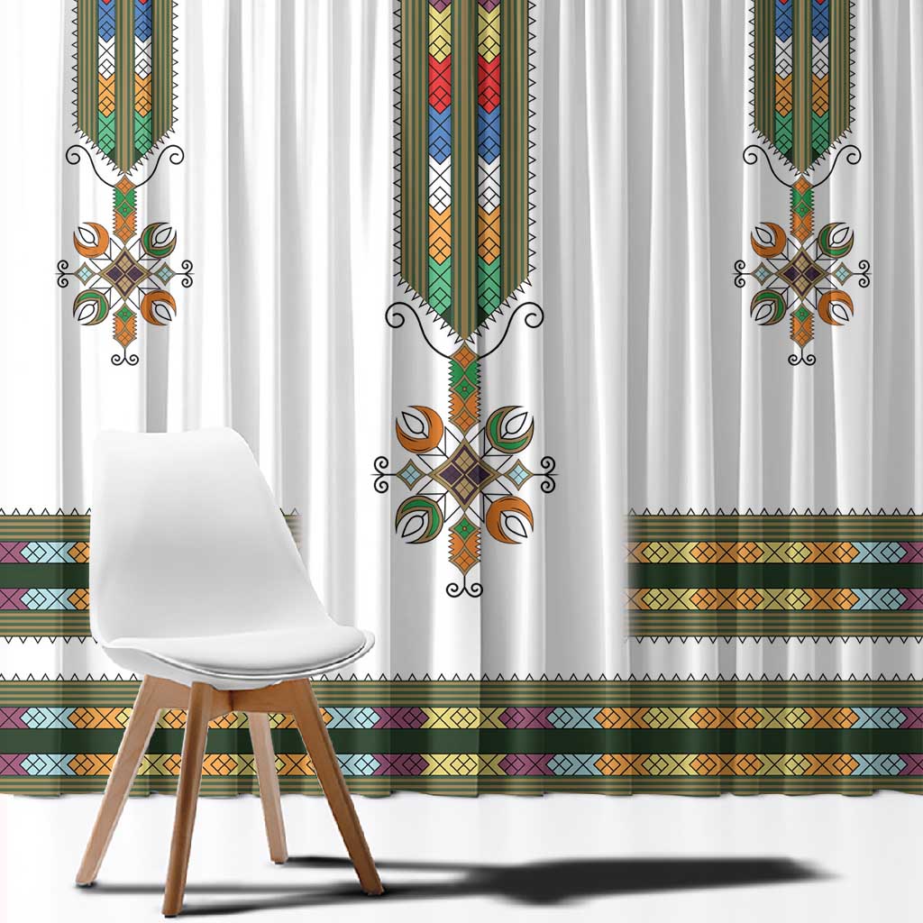 Ethiopia Window Curtain Ethiopian Traditional Habesha Style