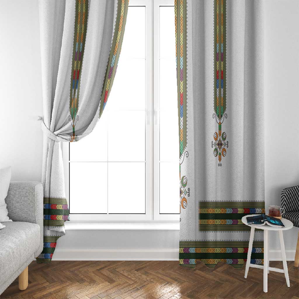 Ethiopia Window Curtain Ethiopian Traditional Habesha Style