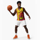 Tigray Ethiopia Basketball Jersey Tigray Seal With Flag Map - African Pattern - African Pride