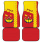 Tigray Ethiopia Car Mats Tigray Seal With Flag Map - African Pattern