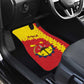 Tigray Ethiopia Car Mats Tigray Seal With Flag Map - African Pattern