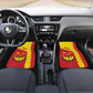 Tigray Ethiopia Car Mats Tigray Seal With Flag Map - African Pattern