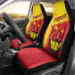 Tigray Ethiopia Car Seat Cover Tigray Seal With Flag Map - African Pattern