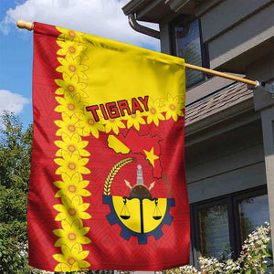 Tigray Ethiopia Garden Flag Tigray Seal With Flag Map - African Pattern