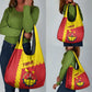 Tigray Ethiopia Grocery Bag Tigray Seal With Flag Map - African Pattern