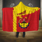 Tigray Ethiopia Hooded Blanket Tigray Seal With Flag Map - African Pattern