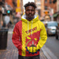 Tigray Ethiopia Hoodie Tigray Seal With Flag Map - African Pattern