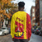 Tigray Ethiopia Long Sleeve Shirt Tigray Seal With Flag Map - African Pattern