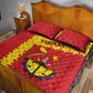 Tigray Ethiopia Quilt Bed Set Tigray Seal With Flag Map - African Pattern