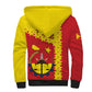 Tigray Ethiopia Sherpa Hoodie Tigray Seal With Flag Map - African Pattern