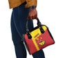 Tigray Ethiopia Shoulder Handbag Tigray Seal With Flag Map - African Pattern