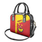 Tigray Ethiopia Shoulder Handbag Tigray Seal With Flag Map - African Pattern