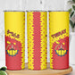 Tigray Ethiopia Skinny Tumbler Tigray Seal With Flag Map - African Pattern