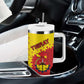 Tigray Ethiopia Tumbler With Handle Tigray Seal With Flag Map - African Pattern