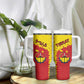 Tigray Ethiopia Tumbler With Handle Tigray Seal With Flag Map - African Pattern