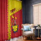 Tigray Ethiopia Window Curtain Tigray Seal With Flag Map - African Pattern