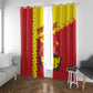 Tigray Ethiopia Window Curtain Tigray Seal With Flag Map - African Pattern