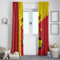 Tigray Ethiopia Window Curtain Tigray Seal With Flag Map - African Pattern