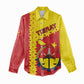 Tigray Ethiopia Women Casual Shirt Tigray Seal With Flag Map - African Pattern LT15