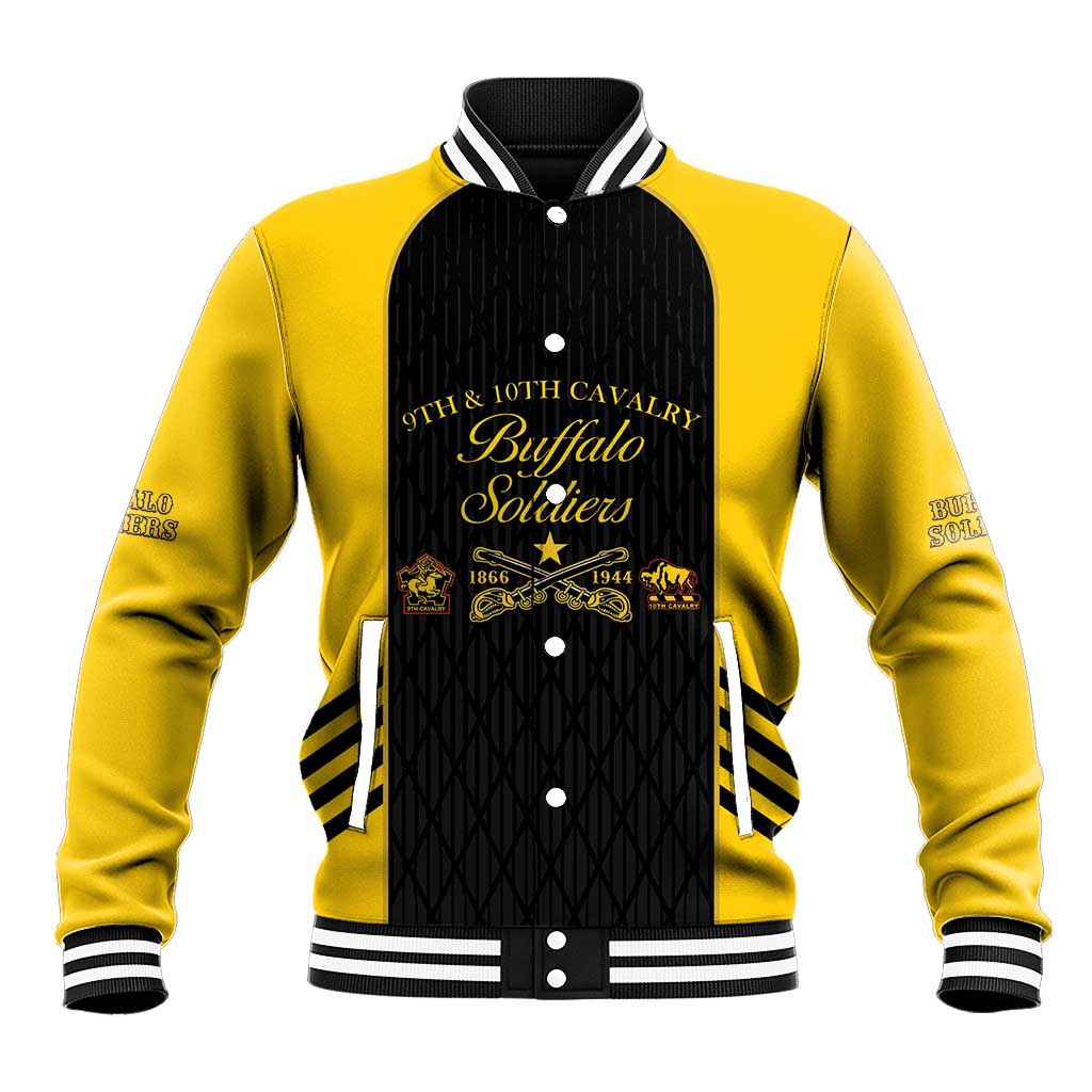 Personalized Buffalo Soldiers Baseball Jacket 9th & 10th Cavalry Regiment
