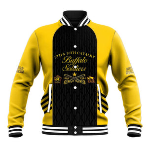 Personalized Buffalo Soldiers Baseball Jacket 9th & 10th Cavalry Regiment