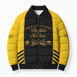 Personalized Buffalo Soldiers Bomber Puffer Jacket 9th & 10th Cavalry Regiment