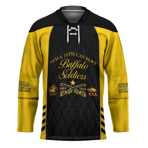 Personalized Buffalo Soldiers Hockey Jersey 9th & 10th Cavalry Regiment