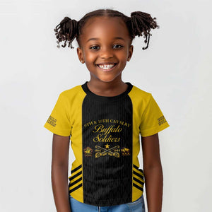 Personalized Buffalo Soldiers Kid T shirt 9th & 10th Cavalry Regiment