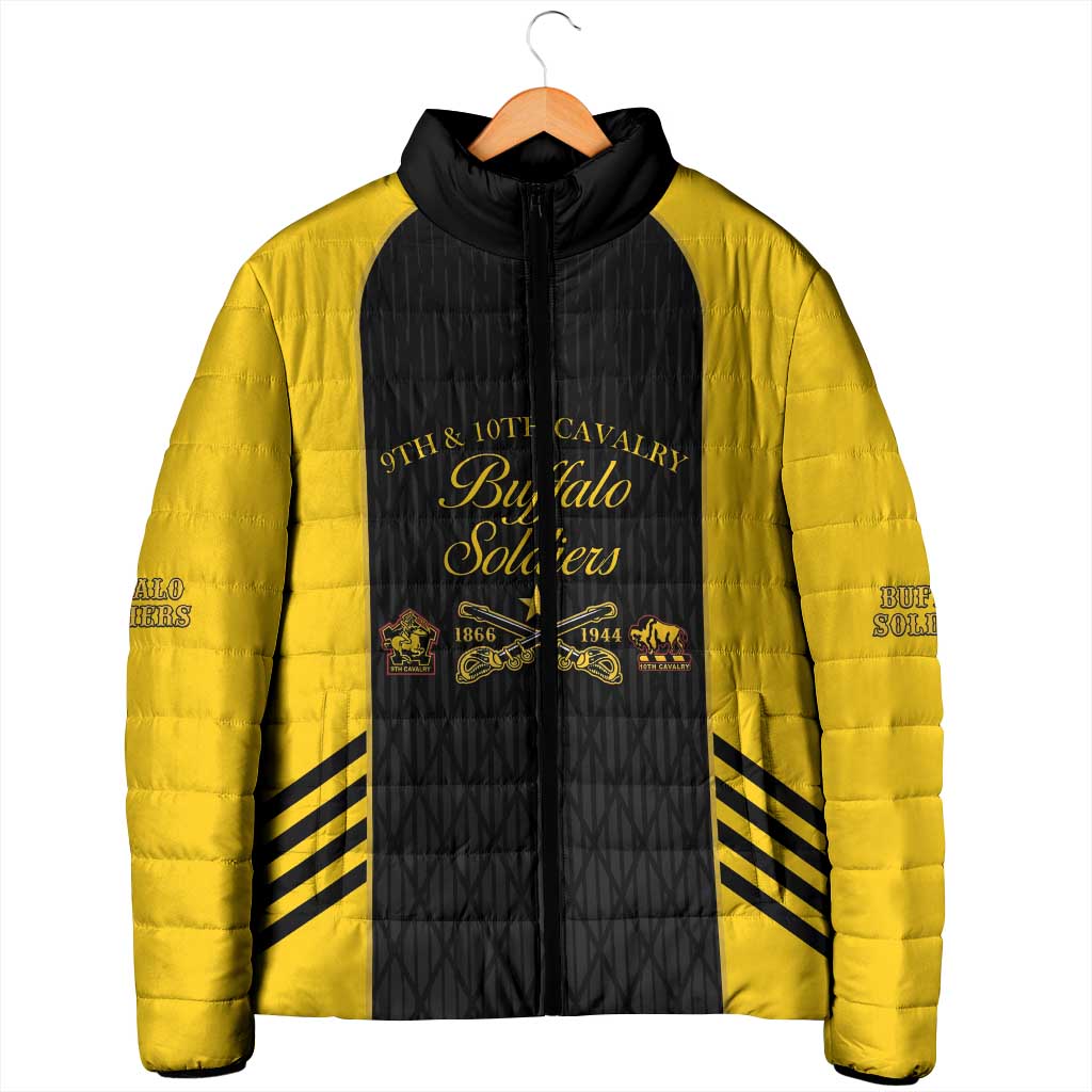 Personalized Buffalo Soldiers Padded Jacket 9th & 10th Cavalry Regiment