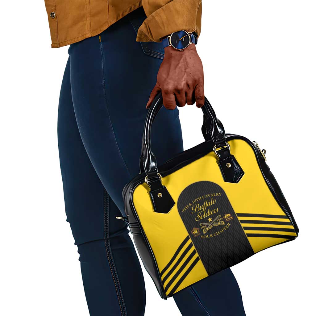 Personalized Buffalo Soldiers Shoulder Handbag 9th & 10th Cavalry Regiment
