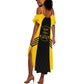Personalized Buffalo Soldiers Summer Maxi Dress 9th & 10th Cavalry Regiment