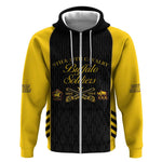 Personalized Buffalo Soldiers Zip Hoodie 9th & 10th Cavalry Regiment