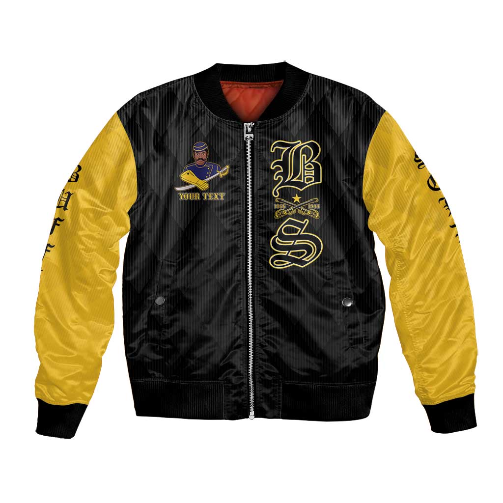 Personalized Buffalo Soldiers Bomber Jacket We Can We Will Ready and Forward